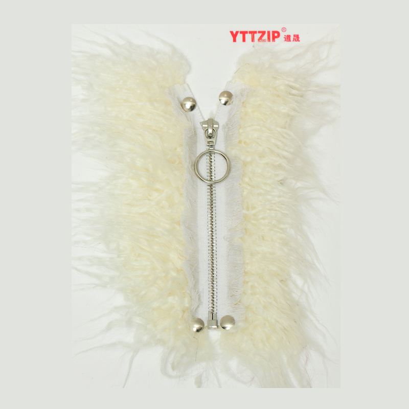 YTT Metal#5 Shinny Silver Zipper